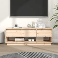 NNEVL TV Cabinet 110.5x34x40 cm Solid Wood Pine